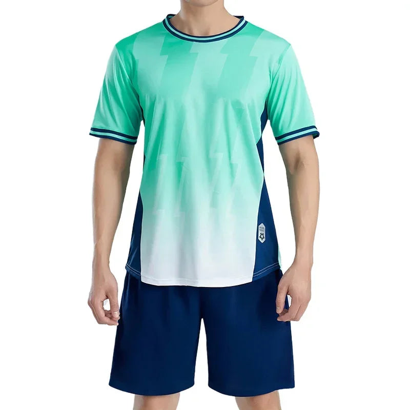 Adult Men's Polyester Quick-Drying Football Jersey
