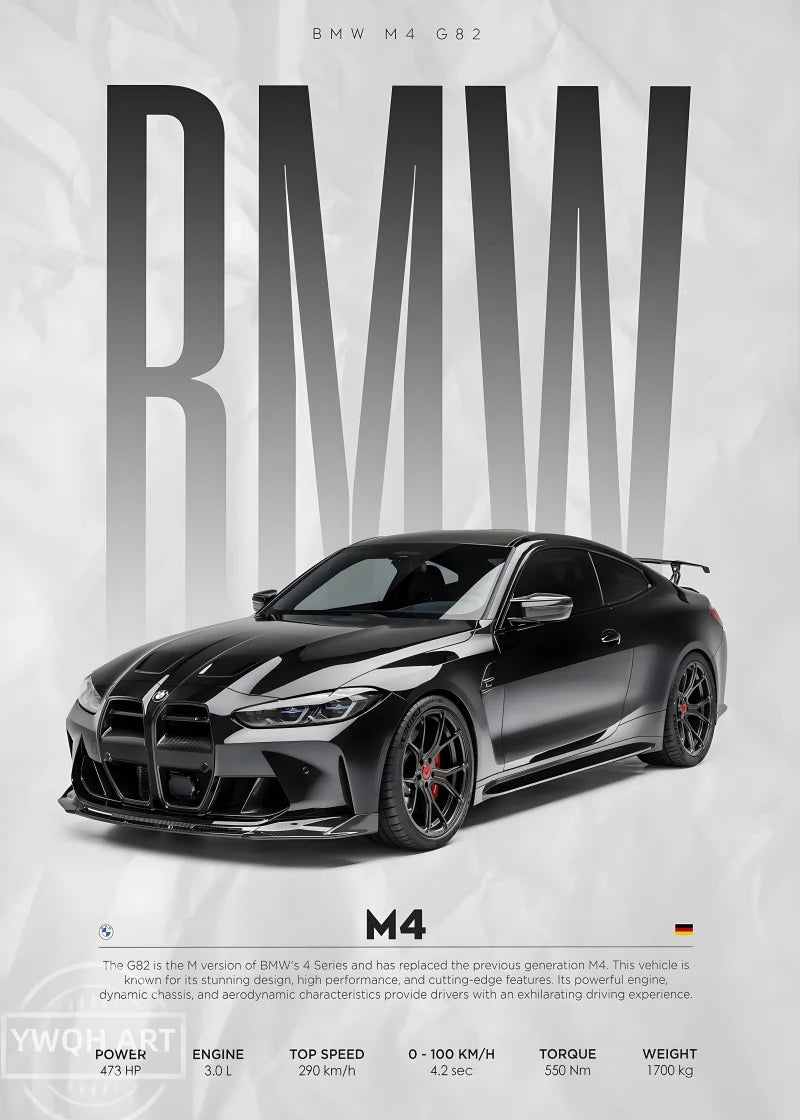 Black Famous Cars Competition Poster Picture Mural Modern Canvas Painting Wall Art Home Decoration Print for Living Room Decor - Buy online at  Vibe In Cart.