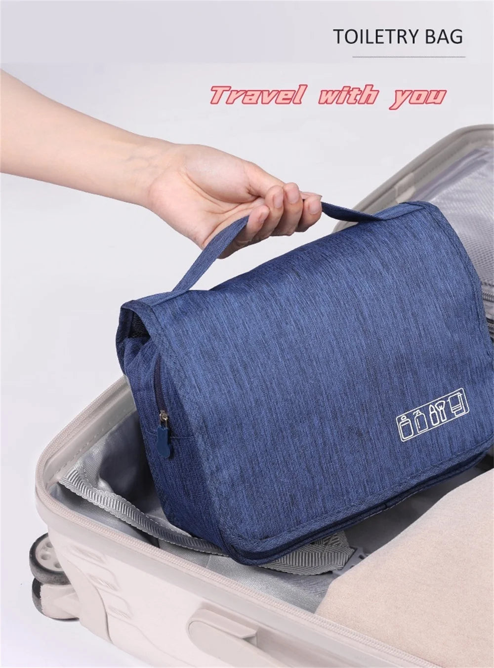Large Capacity Waterproof Oxford Travel Storage Bag with Hanging Hook
