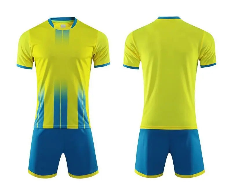 Unisex Polyester Spandex Soccer Jersey And Shorts Set