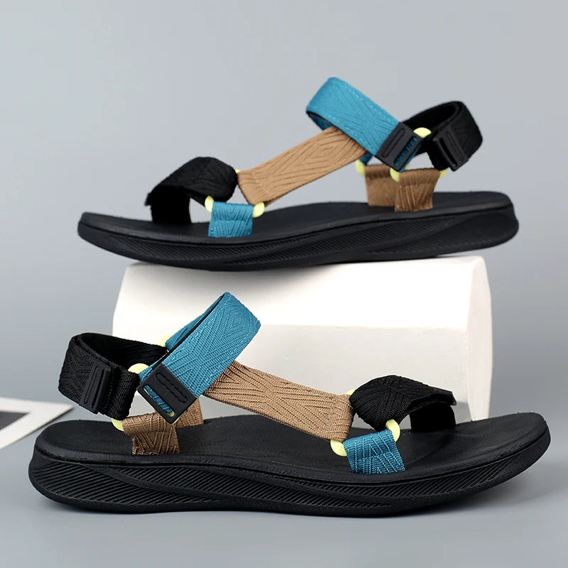 Men's Sandals Summer New Trendy Sports Shoes Non-Slip Wear-Resistant Soft-Soled Cool Beach Shoes for Men - Buy online at  Vibe In Cart.