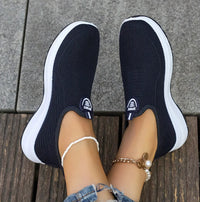 Summer New Mesh Breathable Large Size Casual Shoes for Women Soft Sole Lightweight One Step Single Shoes for Women - Buy online at  Vibe In Cart.