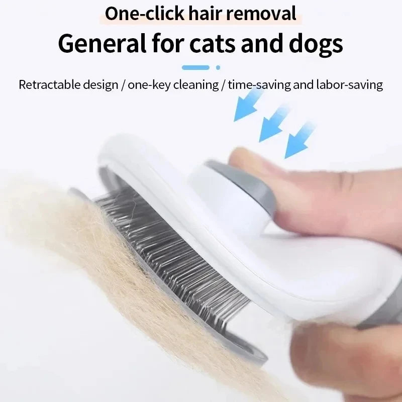 Pet Dog Brush Cat Comb Self Cleaning Pet Hair Remover Brush For Dogs Cats Grooming Tools Pets Dematting Comb Dogs Accessories - Buy online at  Vibe In Cart.