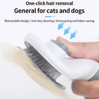 Pet Dog Brush Cat Comb Self Cleaning Pet Hair Remover Brush For Dogs Cats Grooming Tools Pets Dematting Comb Dogs Accessories - Buy online at  Vibe In Cart.