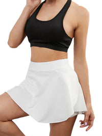 Pocket Quick Dry Sports Skirt Gym Dancing Tennis Skirts for Women Workout Cycling Fitness Shorts High Waist Running Skort - Buy online at  Vibe In Cart.