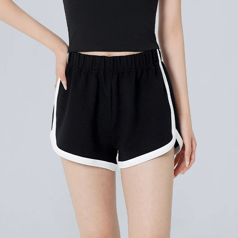 Women Tennis Yoga Workout Wide Leg Short Pants Mid-waist Causal Loose Straight Shorts Teen Girl Breathable Jogging Gym Clothing - Buy online at  Vibe In Cart.