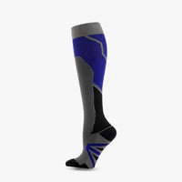 Men's Compression Crew Sports Socks with Nylon Blend