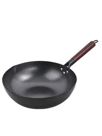 Pure Iron wok cast iron pan Non-coated Pot General use for Gas and Induction Cooker 32cm Chinese Wok Cookware Pan - Buy online at  Vibe In Cart.