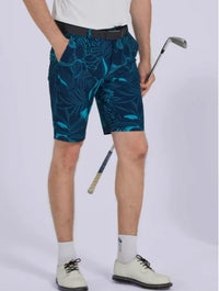 New Golf Shorts Mens Summer Slim Fit Baseball Golf Shorts Sweatpants Male Elastic Sports Wear Fast Dry Casual Trousers Running