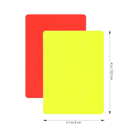10pcs Referee Cards Set Red Yellow Judge Cards Football Soccer Standard Card Score Sheets Notebook Judge Cards Accessories - Buy online at  Vibe In Cart.