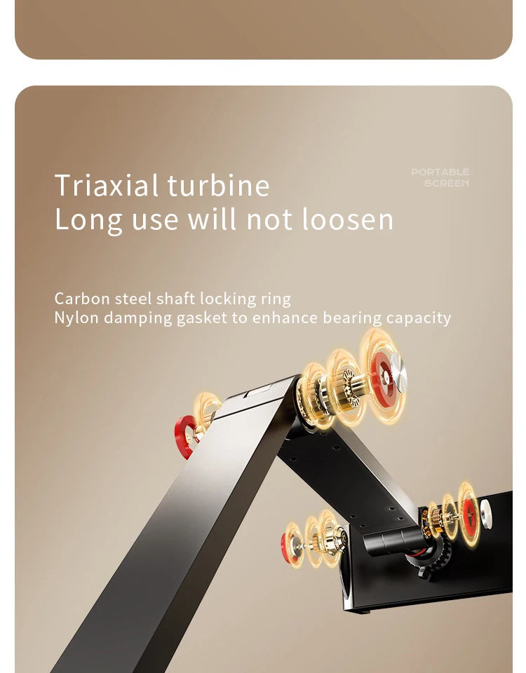 Adjustable VESA Monitor Stand for 10-20 Inch Screens with 360 Degree Swivel