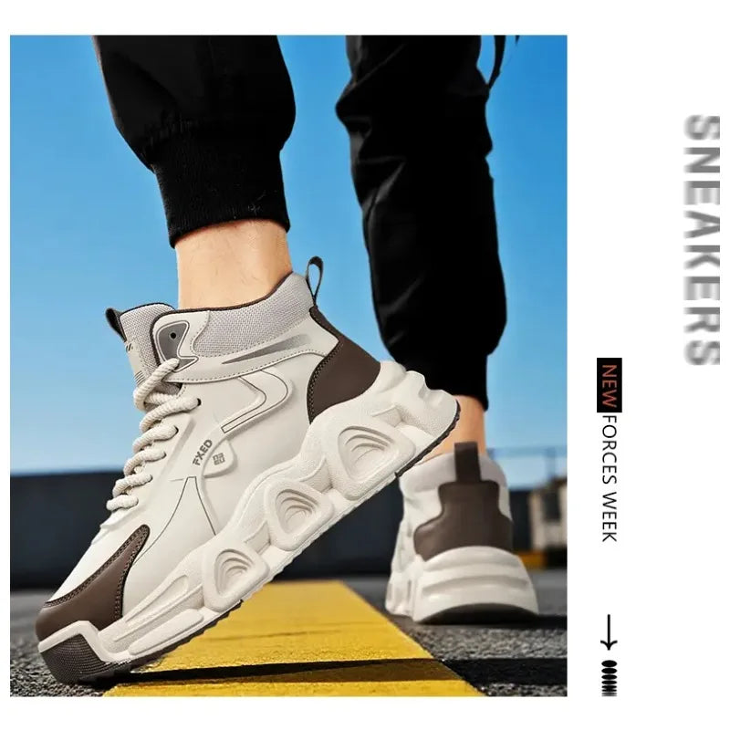 2025 high-top snow boots for men, new winter collection, outdoor leisure, slip-resistant and wear-resistant. - Buy online at  Vibe In Cart.