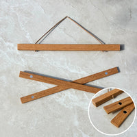 Classic Style Wooden Rectangle Magnetic Frame for Canvas and Posters 30x40 CM and 40x60 CM