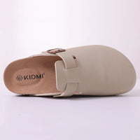 Women's Low Heel Mules Slippers with EVA Insole and Suede Lining