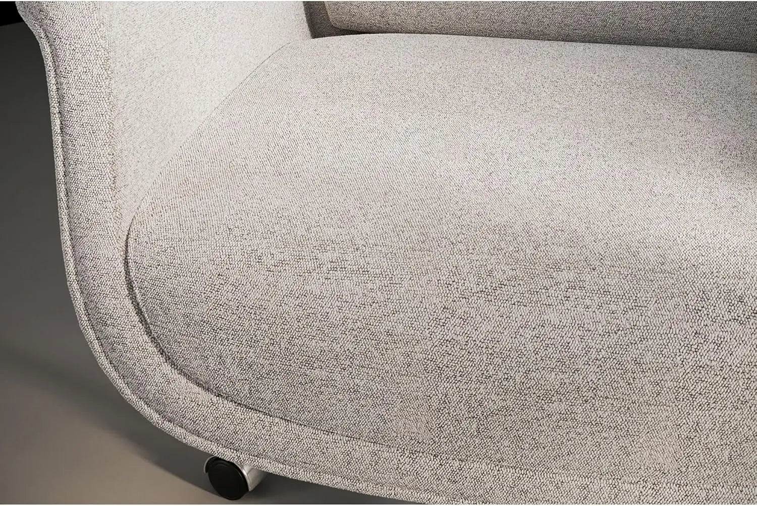Modern Comfort Pizana Bouclé Fabric High-Back Executive Office Chair, Light Sand/Brushed Nickel, BIFMA Compliant - Buy online at  Vibe In Cart.