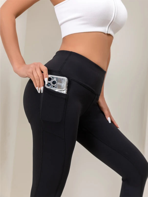 Gym cropped pants, high waisted fitness leggings, elastic  exercise yoga pants, casual shark pants for women - Buy online at  Vibe In Cart.