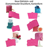 Silicone Mould Fondant Cake Side Lace Mat DIY Border Bakeware Type 4 - Buy online at  Vibe In Cart.