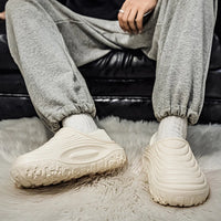 New Fashion Cotton Men's Slippers Winter Warm Plush Men Slippers Waterproof Men Garden Shoes Indoor Outdoor Men's Warm Shoes - Buy online at  Vibe In Cart.