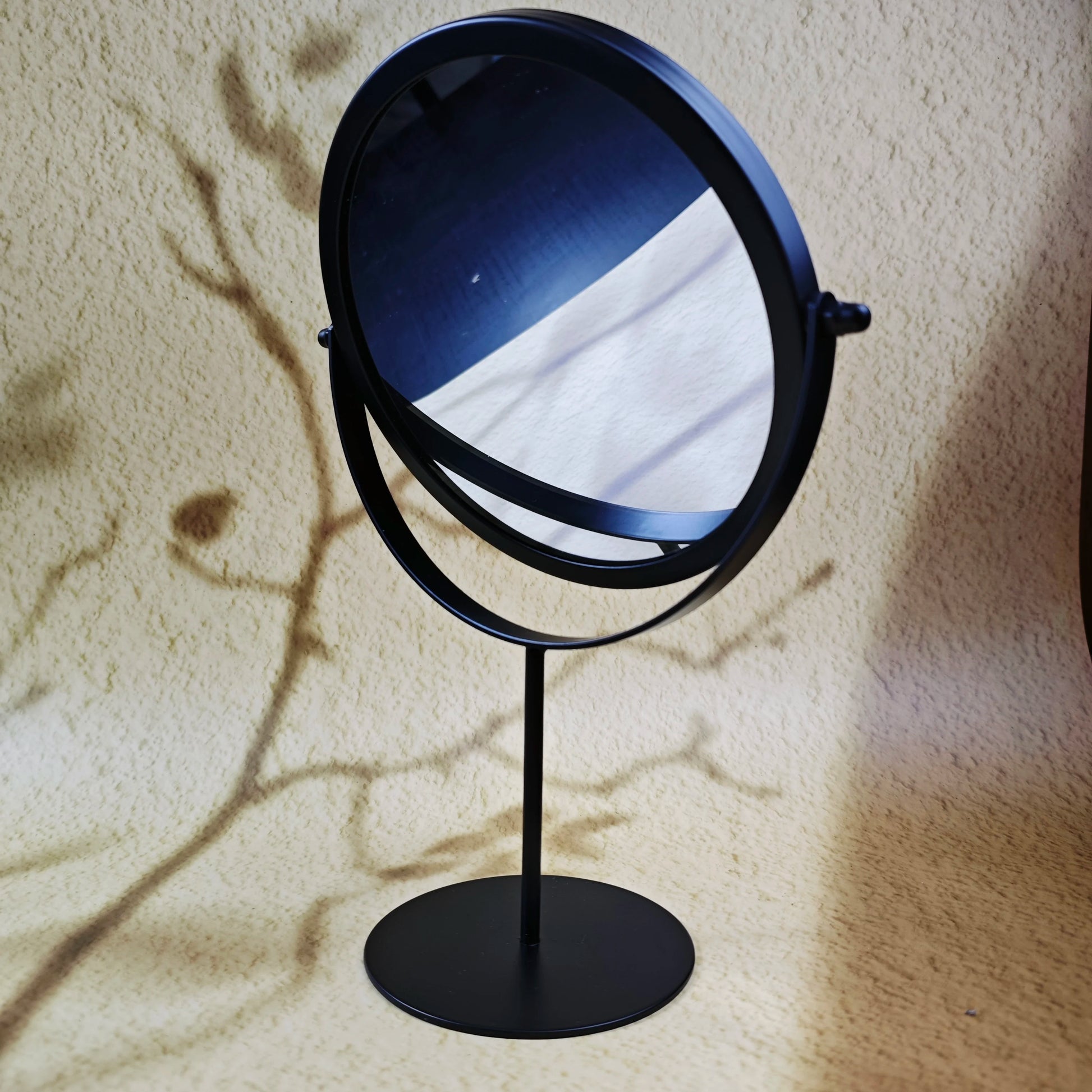 360 Degrees Rotate Iron Desktop Mirror Texture Ladies Makeup Mirror Creative Iron Mirror Strong Sense Of Style - Buy online at  Vibe In Cart.
