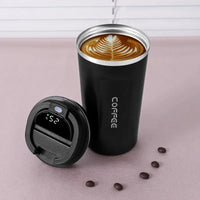 Stainless Steel Vacuum Insulated Bottle with Temperature Display, 380/510ml