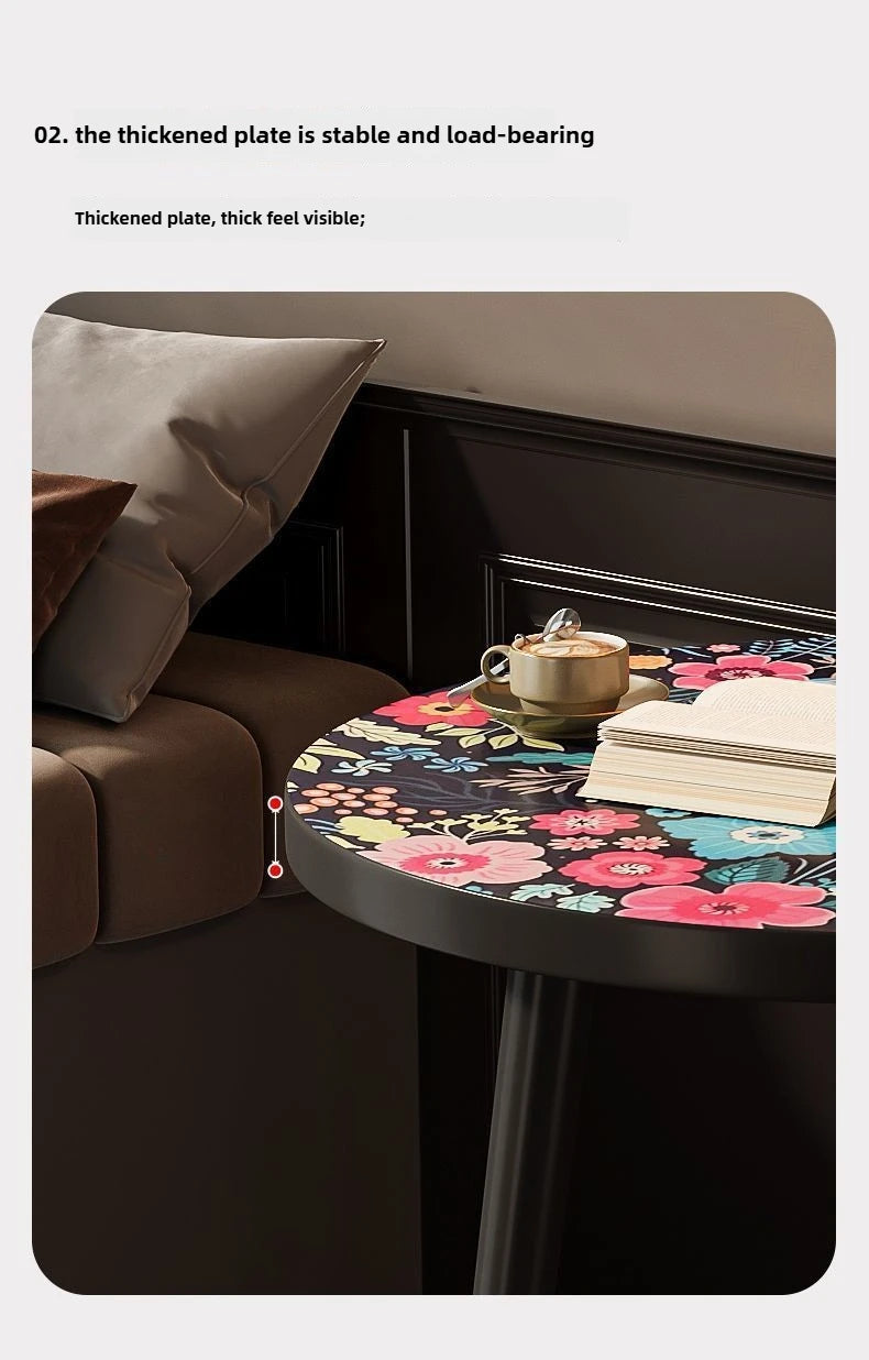 Mandala Coffee Table Removable Mini Desk Wooden Coffee Side Table Living Room Furniture Sofa Bedside Round Table Bedroom Home - Buy online at  Vibe In Cart.