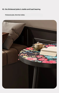 Mandala Coffee Table Removable Mini Desk Wooden Coffee Side Table Living Room Furniture Sofa Bedside Round Table Bedroom Home - Buy online at  Vibe In Cart.