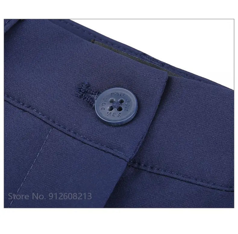 Children's Windproof Warm Golf Pants for Kids, Full Length, Elastic Band, Sizes S-XL