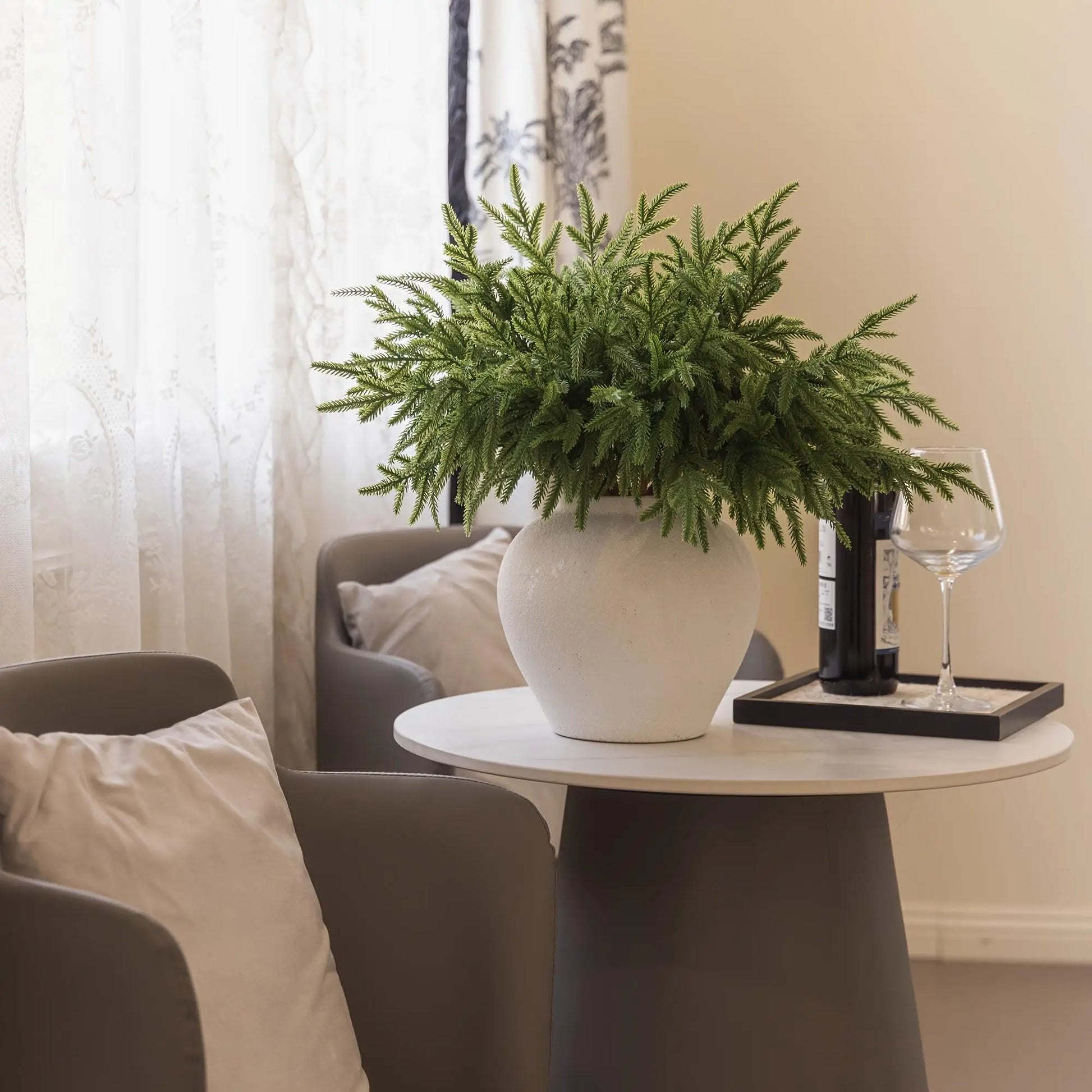 24/12pcs Artificial Cedar Sprigs - Perfect for Christmas & Winter Home Decor, Tabletop Accents - Buy online at  Vibe In Cart.