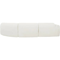 Curved Polyester Sectional Sofa Set, 7 Seat Modern Cloud Couch with Chaise Lounge, 3 Pillows, Fully Assembled for Living Room - Buy online at  Vibe In Cart.