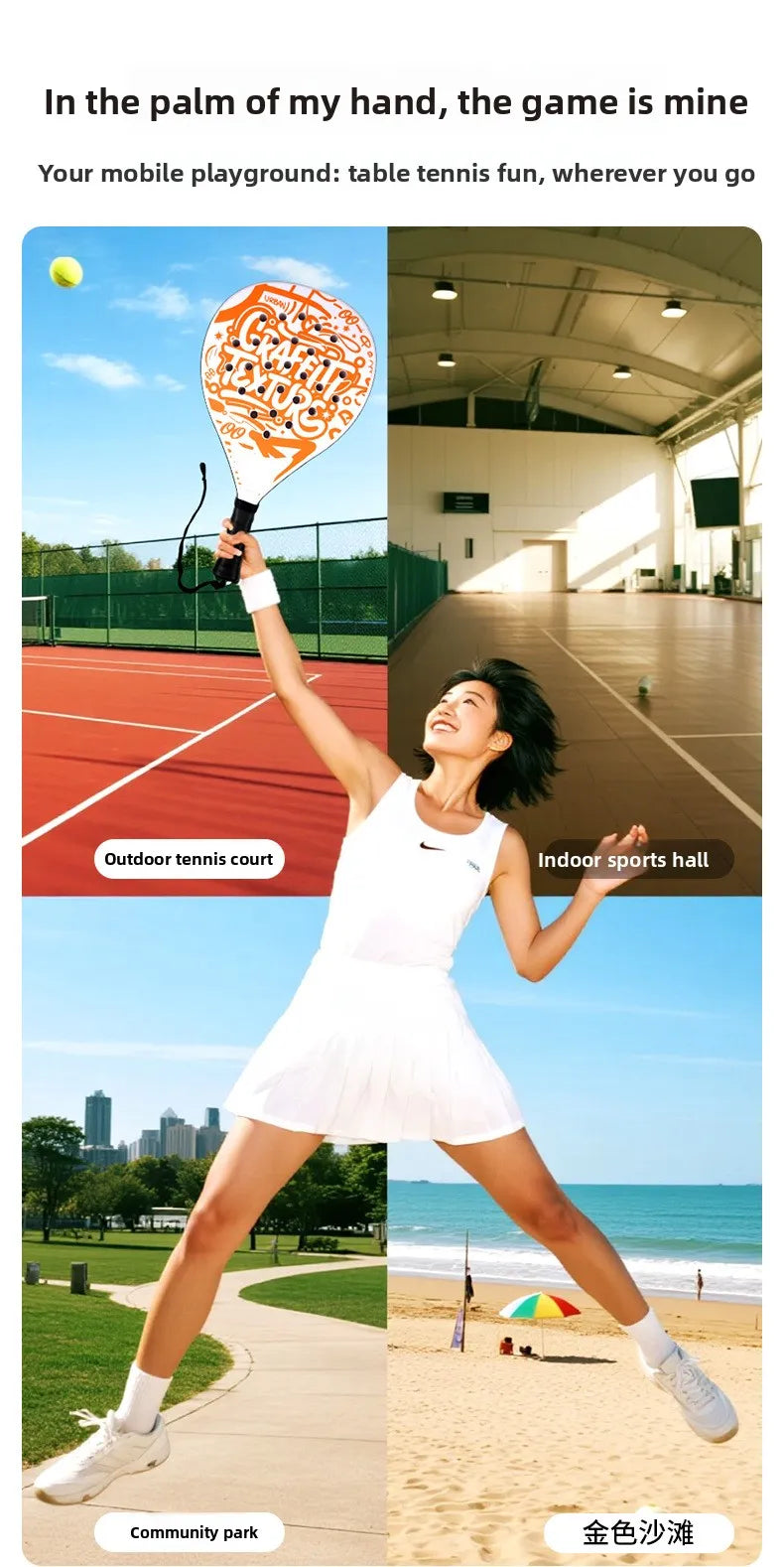 Lightweight Padel Tennis Racket with EVA Foam Core and Carbon Fiber Grip