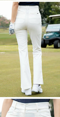 Pgm Golf Flared Pants for Women Spring High-waisted Slim Fit Long Pants Summer Elastic High-end Trousers Ladies Golfer Clothing - Buy online at  Vibe In Cart.