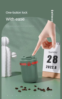 Mini Thermos Bottle Coffee Mug Stainless Steel Cup Thermal Leakproof Vacuum Flask Double Wall Tumbler Insulated Travle Drinkware - Buy online at  Vibe In Cart.