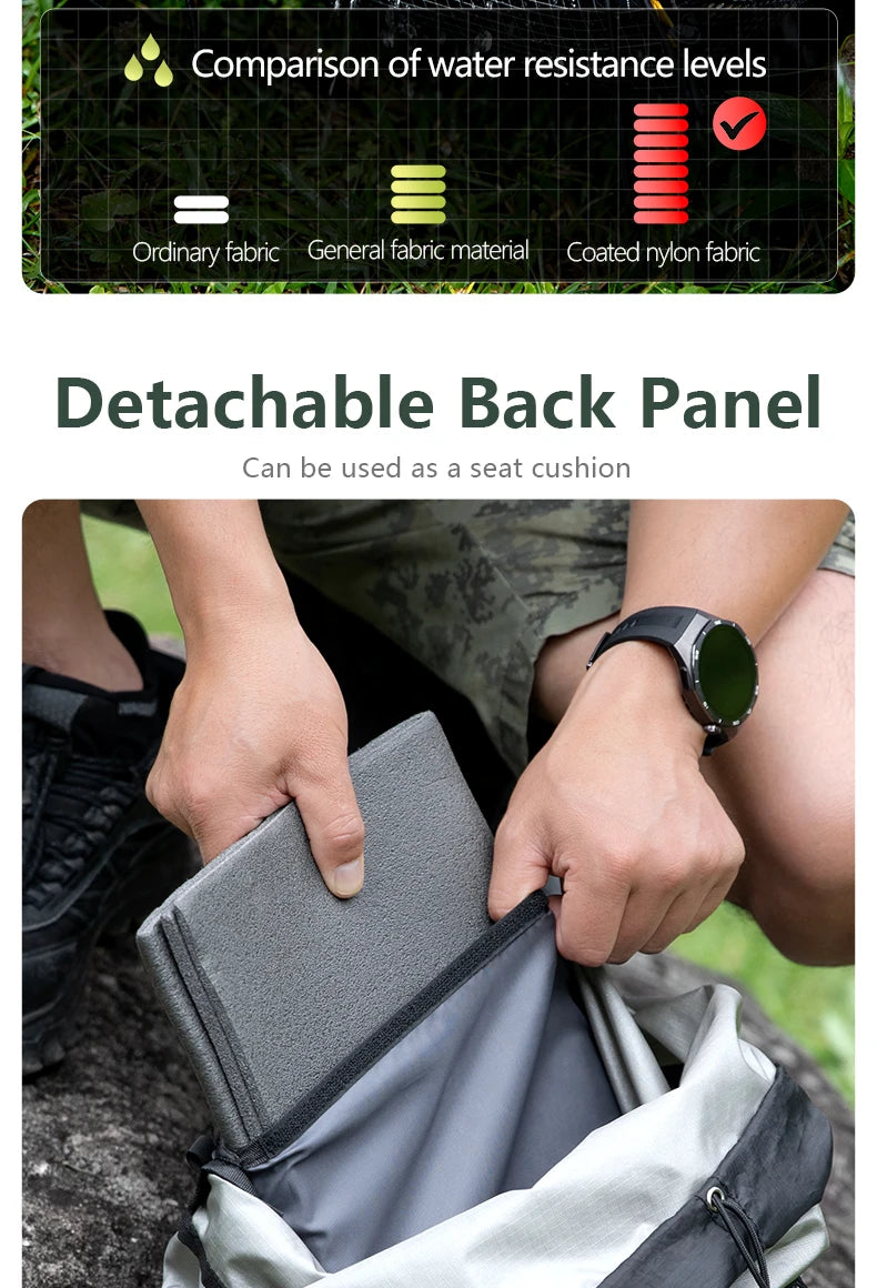 BISINNA Camping Backpack 25+10L Ultralight Travel Bag for Men Women Large Capacity Outdoor Sports Climbing Hiking Backpack - Buy online at  Vibe In Cart.