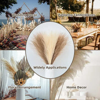 55CM 5PCS Fluffy Pampas Grass Boho Decor Flower Fake Plant Reed Simulated Wedding Party Home Decoration Artificial Flowers - Buy online at  Vibe In Cart.