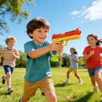 Continuous Firing Building Block Toy Gun Shell Throwing  Airsoft Blowback Empty Hanging Pistol Outdoor CS Weapon for Boys Adult - Buy online at  Vibe In Cart.