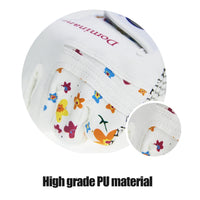 Pair of Women's Warm PU Leather Winter Golf and Driving Gloves