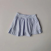High Waisted Sports Short Skirt Summer New Style Cool Anti Glare Including Lined Shorts Fitness Yoga Quick Drying Pleated Skirt - Buy online at  Vibe In Cart.