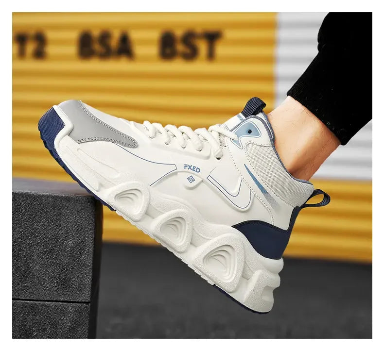 Men's Ankle Snow Boots with Lace-Up Closure