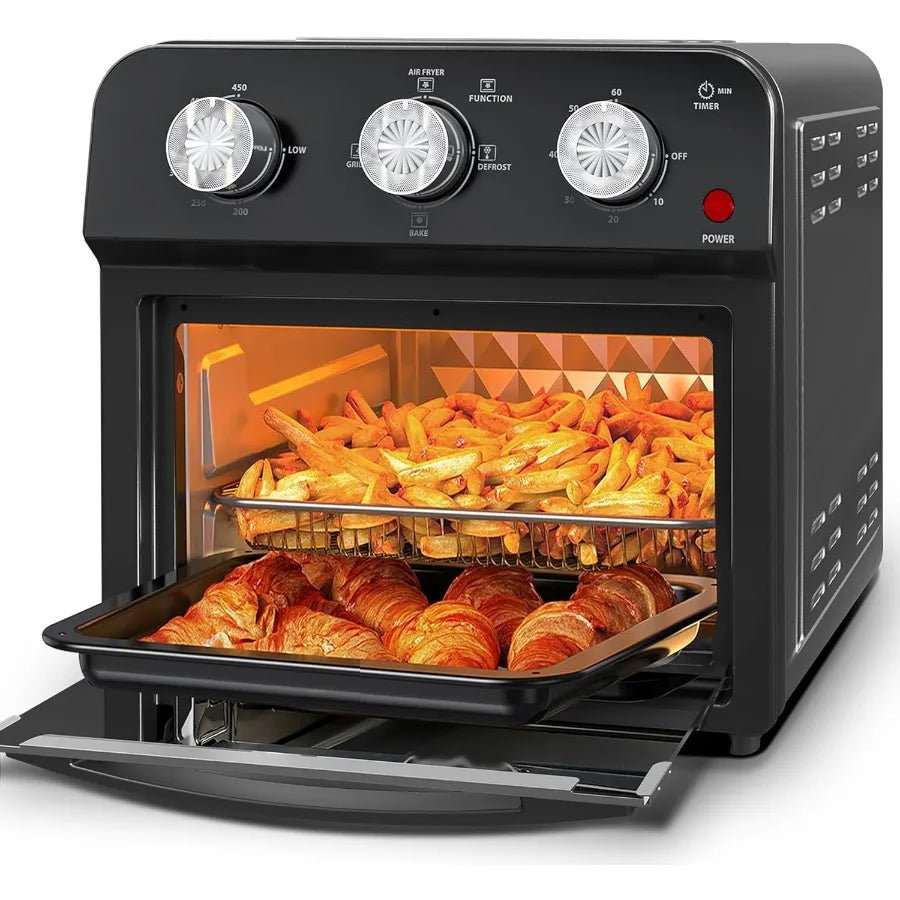 13 Quart 4 Slices Air Fryer Convection Toaster Oven with 1500W Power Multifunctional Kitchen Appliance for Air Frying Grilling - Buy online at  Vibe In Cart.