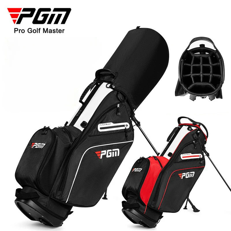 Lightweight Unisex Nylon Golf Rack Bag with 14 Insertions and Shoulder Strap