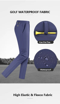 Pgm Men Golf Pants Winter Waterproof Thick Warm Pants Plus Velvet Sports Trousers Male Golf Ball Sweatpants Rain Snow Proof - Buy online at  Vibe In Cart.