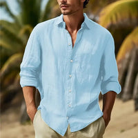 Men's Independent Station Four Seasons Large Size Loose Patchwork Shirt Casual Solid Color Daily Clothing Beach Dinner Cardigan - Buy online at  Vibe In Cart.