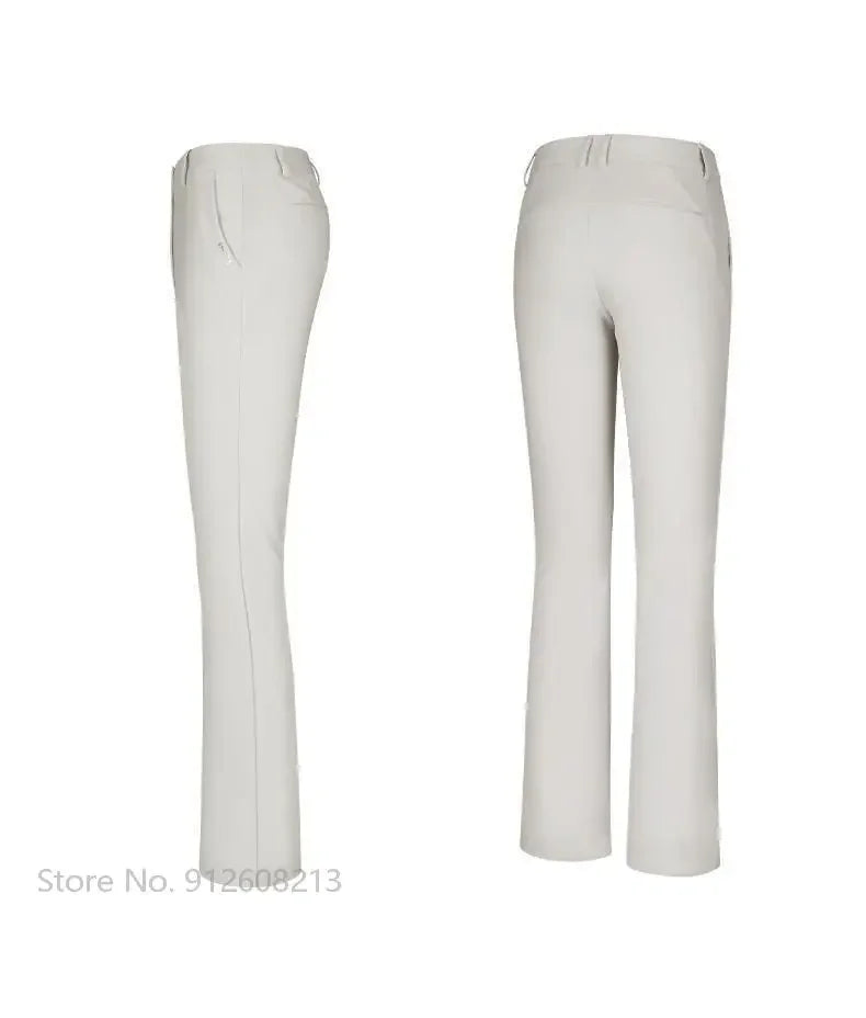 PGM Autumn Winter Women Golf Pants Thick Keep Warm Long Pant Flared Slim Golf Ball Pants Windproof Tennis Sweatpant Clothing - Buy online at  Vibe In Cart.