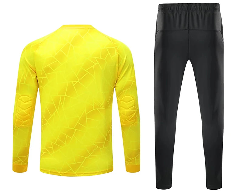 Unisex Polyester Soccer Goalkeeper Uniform with Long Sleeve Top and Pants