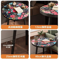 Mandala Coffee Table Removable Mini Desk Wooden Coffee Side Table Living Room Furniture Sofa Bedside Round Table Bedroom Home - Buy online at  Vibe In Cart.