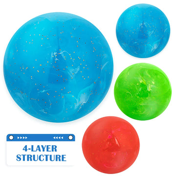 Caiton Park Golf Ball 60mm – Fluid Art Design (Red/Blue/Green) | 4-Layer Durable Core for Korean Courses & Indoor Practice - Buy online at  Vibe In Cart.