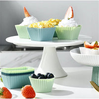 12pcs/Set Silicone Cake Mold Round Shaped Muffin Cupcake Baking Molds Kitchen Cooking Bakeware Maker DIY Cake Decorating Tools - Buy online at  Vibe In Cart.