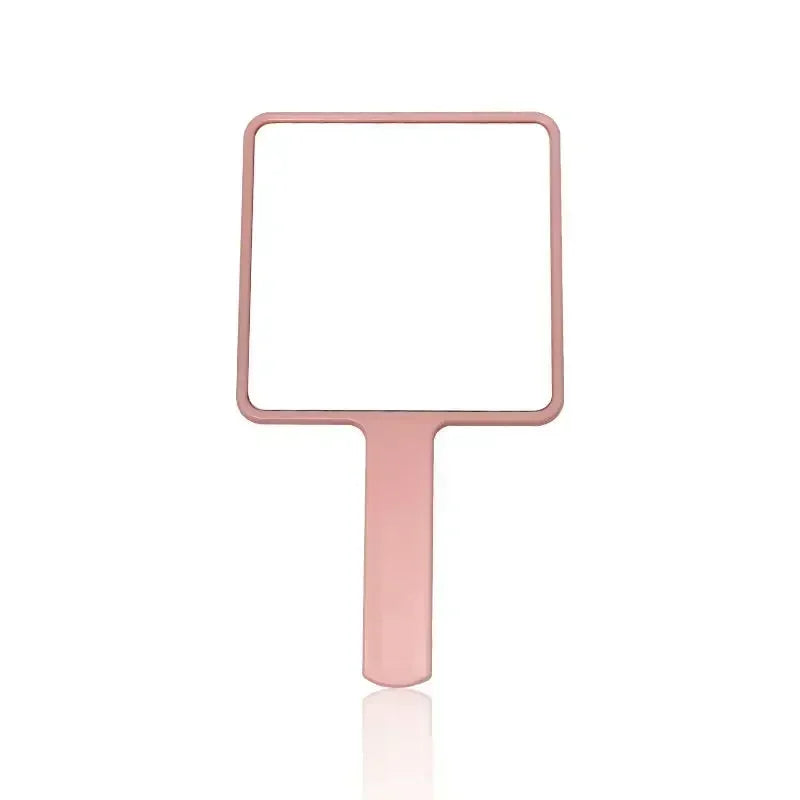 Eyelash Extension Handheld Makeup Mirror Square Makeup Vanity Mirror with Handle Hand Mirror SPA Salon Compact Mirrors - Buy online at  Vibe In Cart.