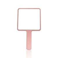 Eyelash Extension Handheld Makeup Mirror Square Makeup Vanity Mirror with Handle Hand Mirror SPA Salon Compact Mirrors - Buy online at  Vibe In Cart.