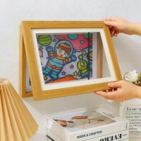 Children Drawing Frame A4 Wooden poster frame for walls Children's Art frame Changeable Kids Pictures Display Frames Home Decor - Buy online at  Vibe In Cart.